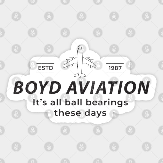 Boyd Aviation Sticker by BodinStreet